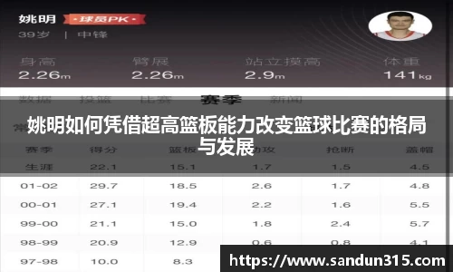 姚明如何凭借超高篮板能力改变篮球比赛的格局与发展